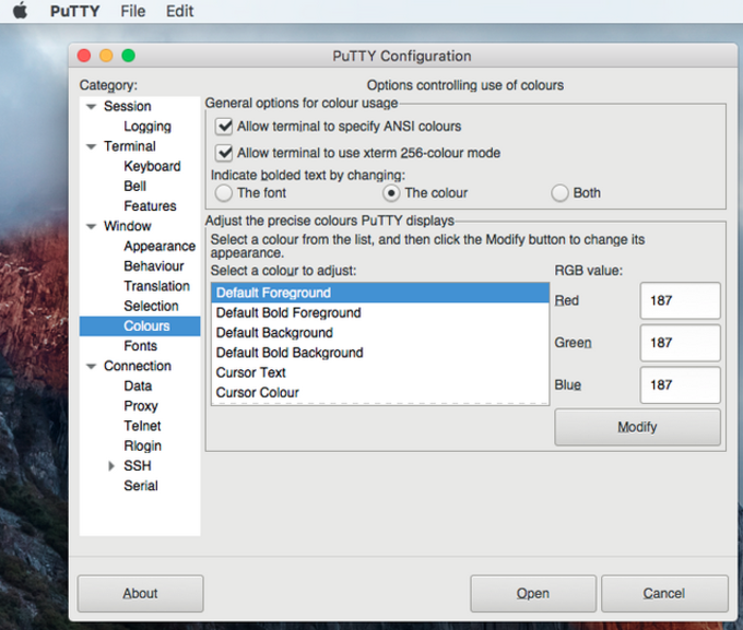 free download putty for mac os